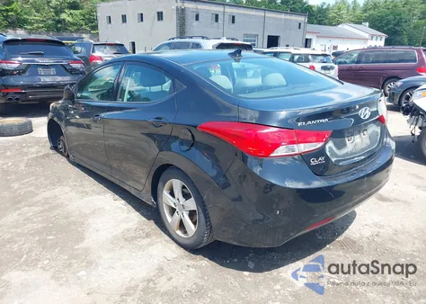 2013 Hyundai Elantra Gls z USA, uszkodzony, nr VIN 5NPDH4AE0DH298618